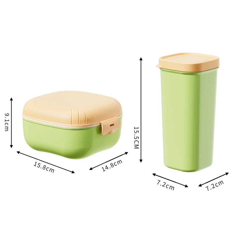 Stitch Lunch Box Water Cup Spoon Fork Set Disney Cute Letter A-Z Food Containers Bottle Tableware Kids School Bento Cases Gift