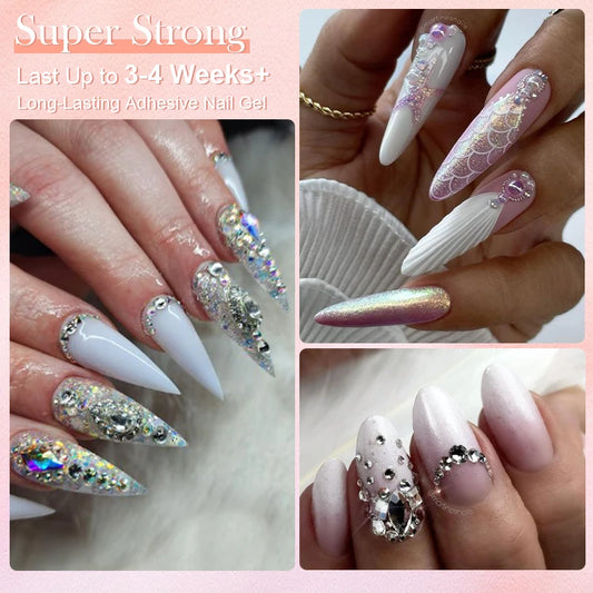 BORN PRETTY 30ml Rhinestones Glue Nail Gel