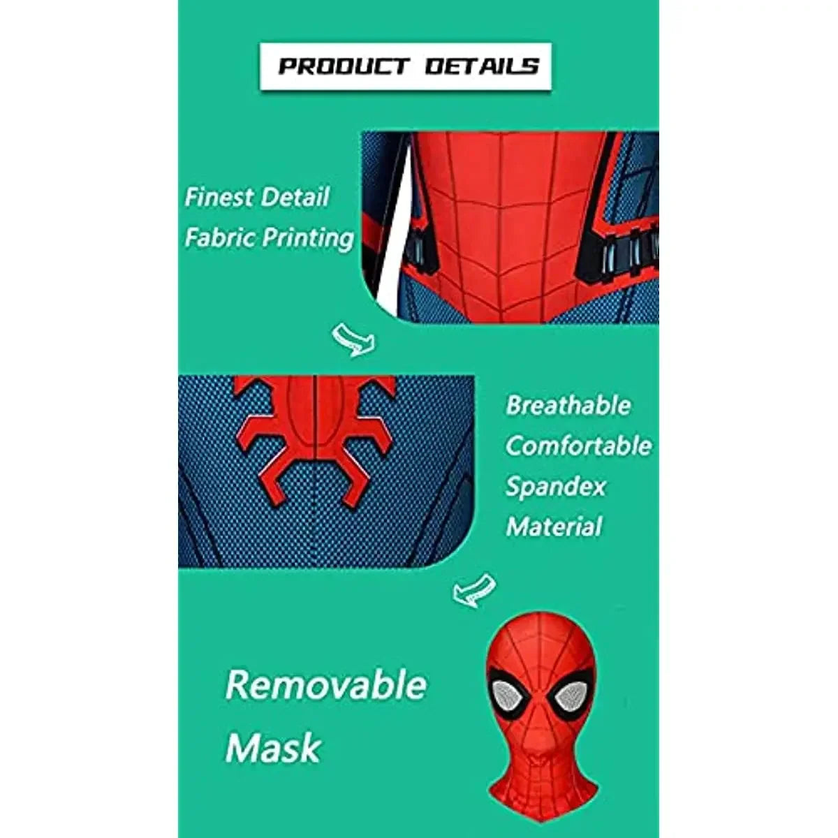 Spiderman Costume for Kids & Adult