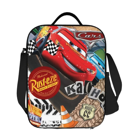 Lightning McQueen Cars Racer Insulated Lunch Bags