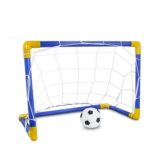 Folding Mini Football Soccer Goal for Toddlers & Little Kids - Indoor or Outdoor