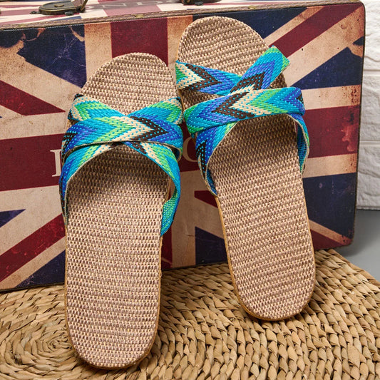 Indoor Lightweight Linen Slippers