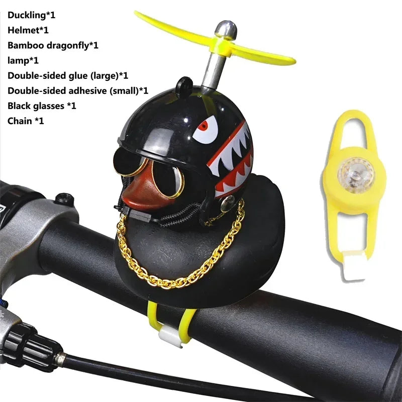 Yellow Duck Bicycle Handlebar, Car Hood, Kid's Helmet Accessory