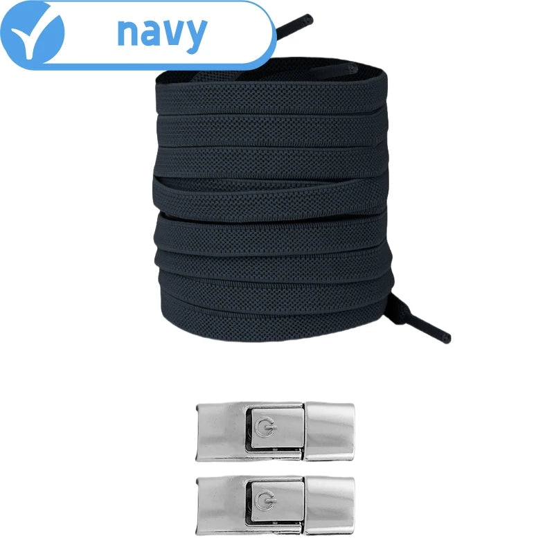 No Tie Elastic Shoe Laces - 8mm Widened