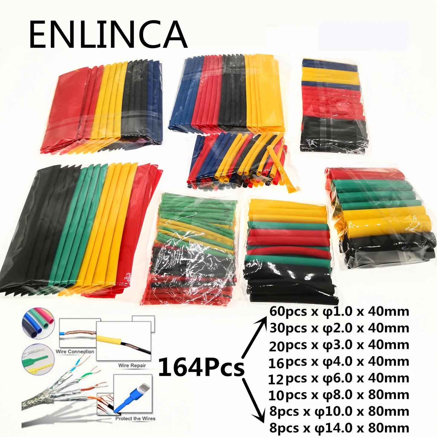 Electrical Connection Wire Cable Insulation Sleeving - 127-750 pcs