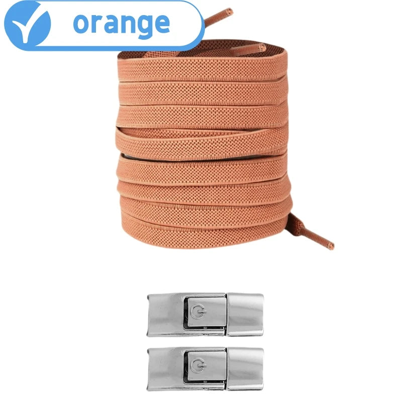 No Tie Elastic Shoe Laces - 8mm Widened
