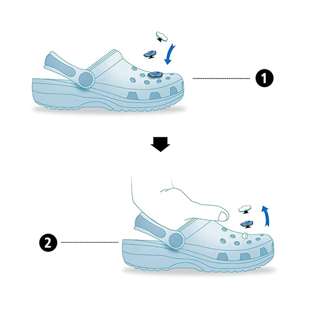 22pcs Stitch Collection Shoe Charms