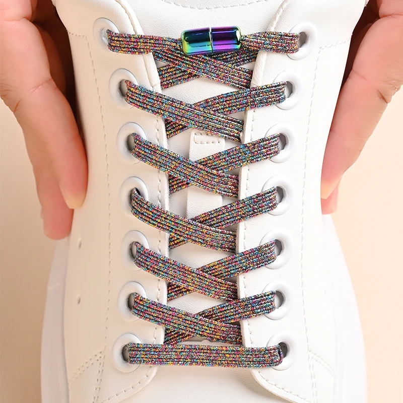 Colorful Buckle No Tie Shoelaces